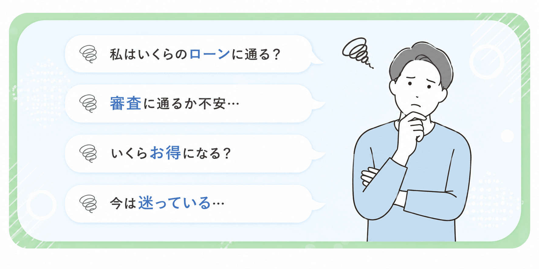 住宅ローンや借り換えについてのお悩み